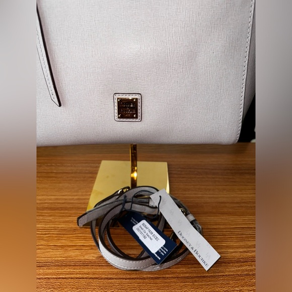 Dooney & Bourke Saffiano Small Zip Satchel Bag - Picture 3 of 17